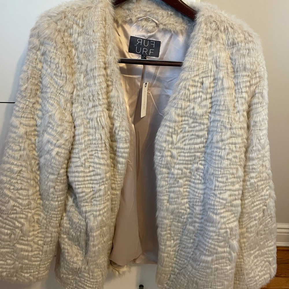 Anthropology Faux Fur short jacket